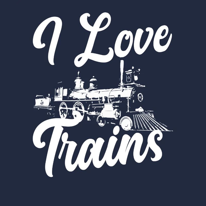 I Love Train Trains Hobby Train Spotter