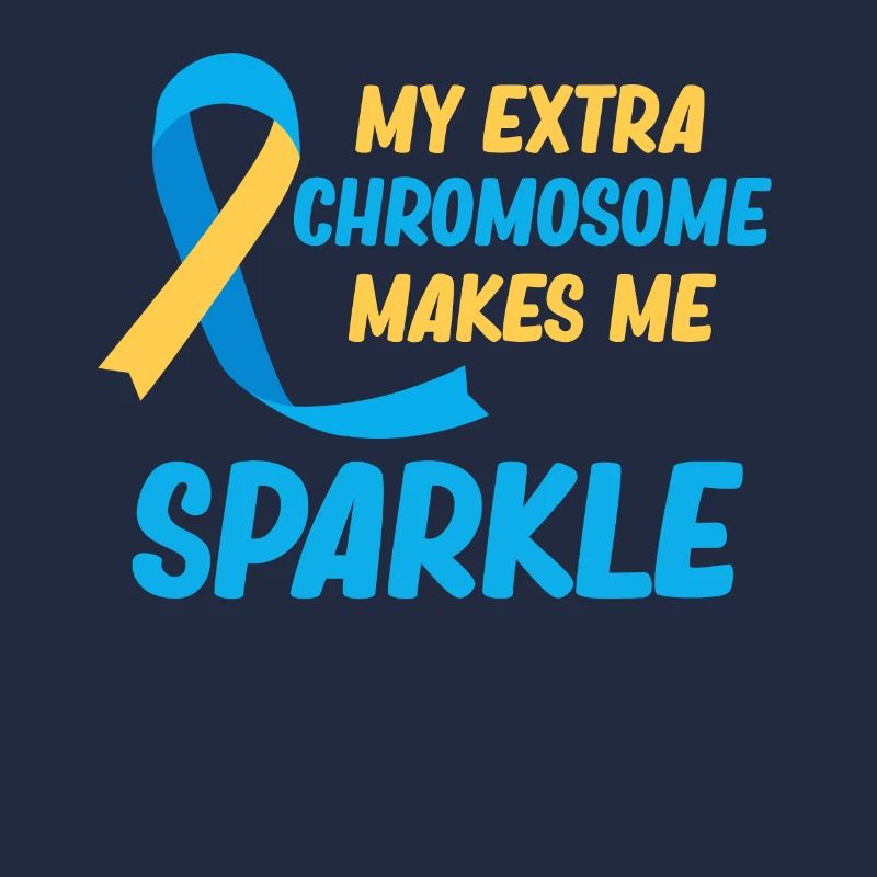 My extra chromosome makes me sparkle.