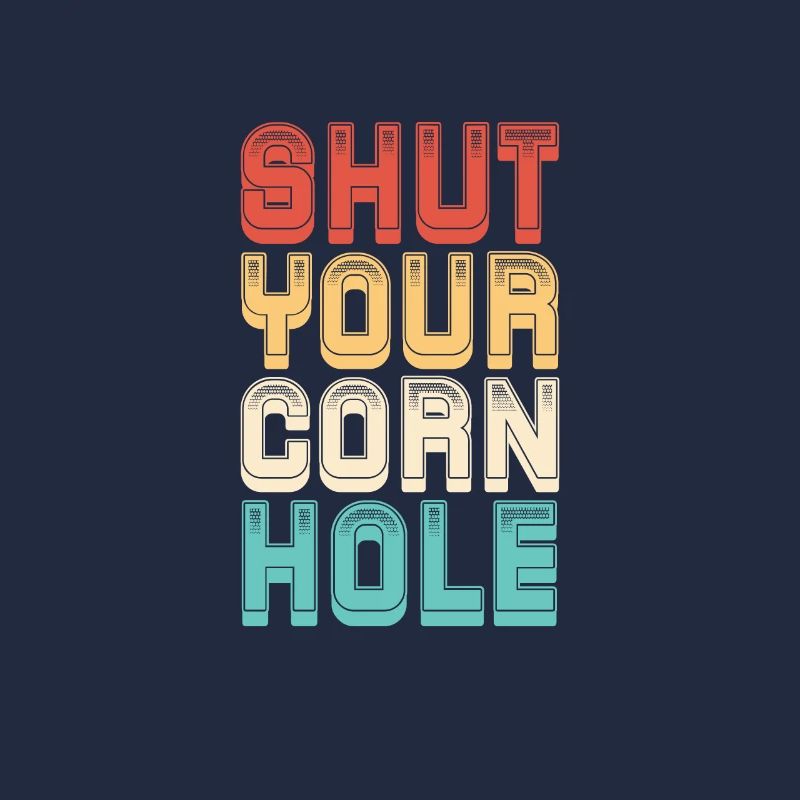 Cornhole pouf trou aveugle cadeau