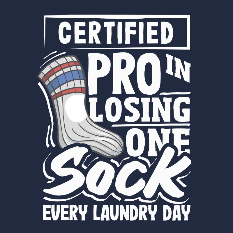 Certifié Pro pour perdre une chaussette à chaque lessive