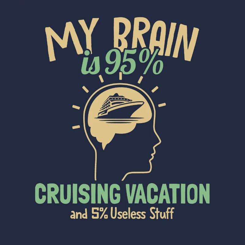 Mon cerveau est composé à 95 % de passagers de vacances en croisière