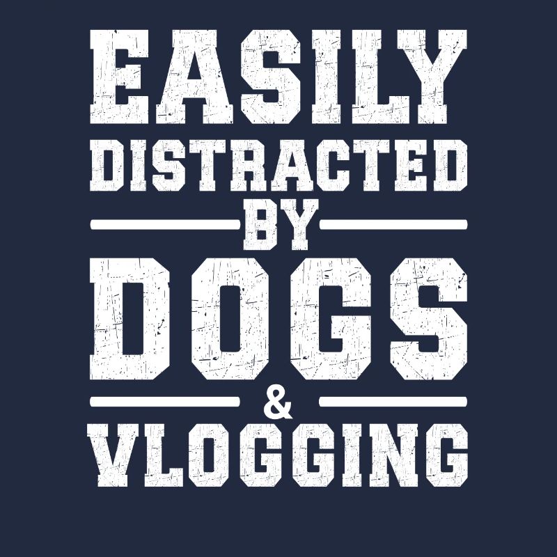 Facilement distrait par les chiens et le vlogging