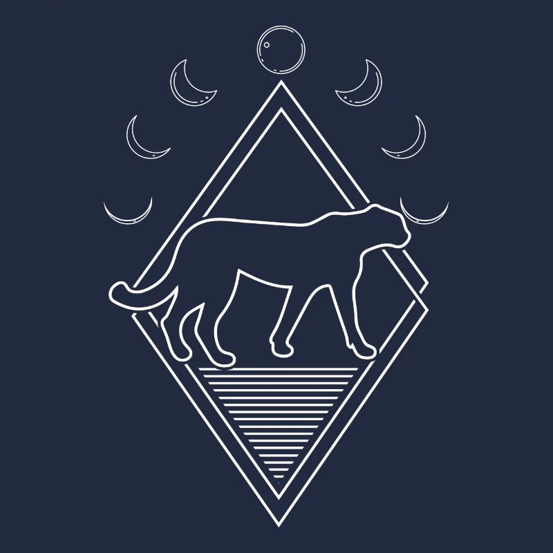 Phases de lune guépard