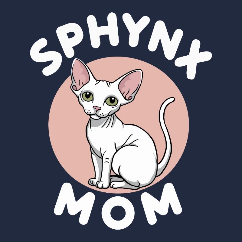 Sphynx Mama Lustiges Kätzchen Sphynx Rasse Nackte Katzen