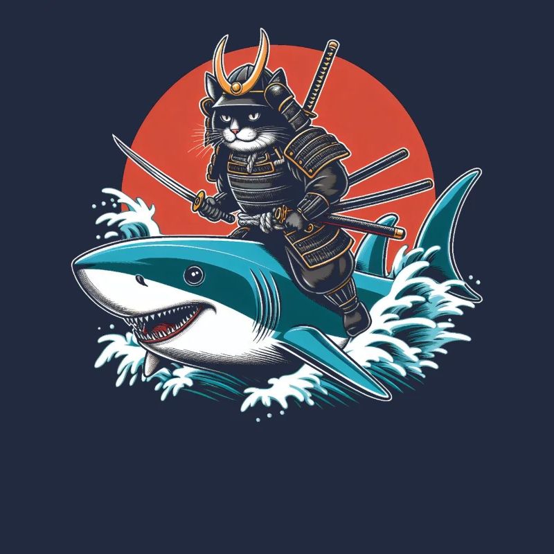 Samurai Ronin Schwertkampf Krieger Geschenk