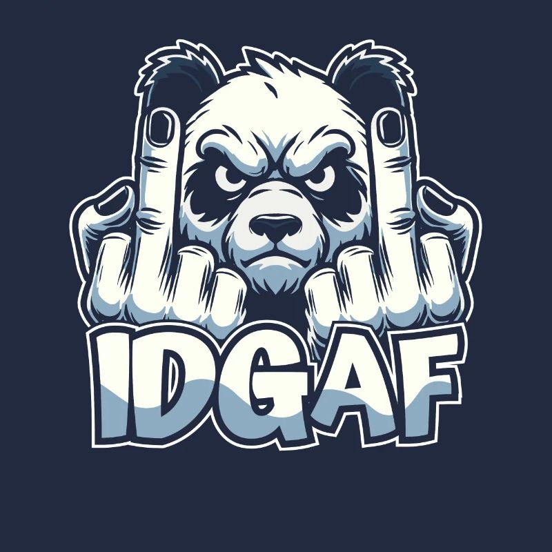Panda géant Panda Ours Idgaf