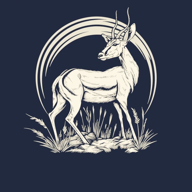 Antilope antilope antilope ouverte