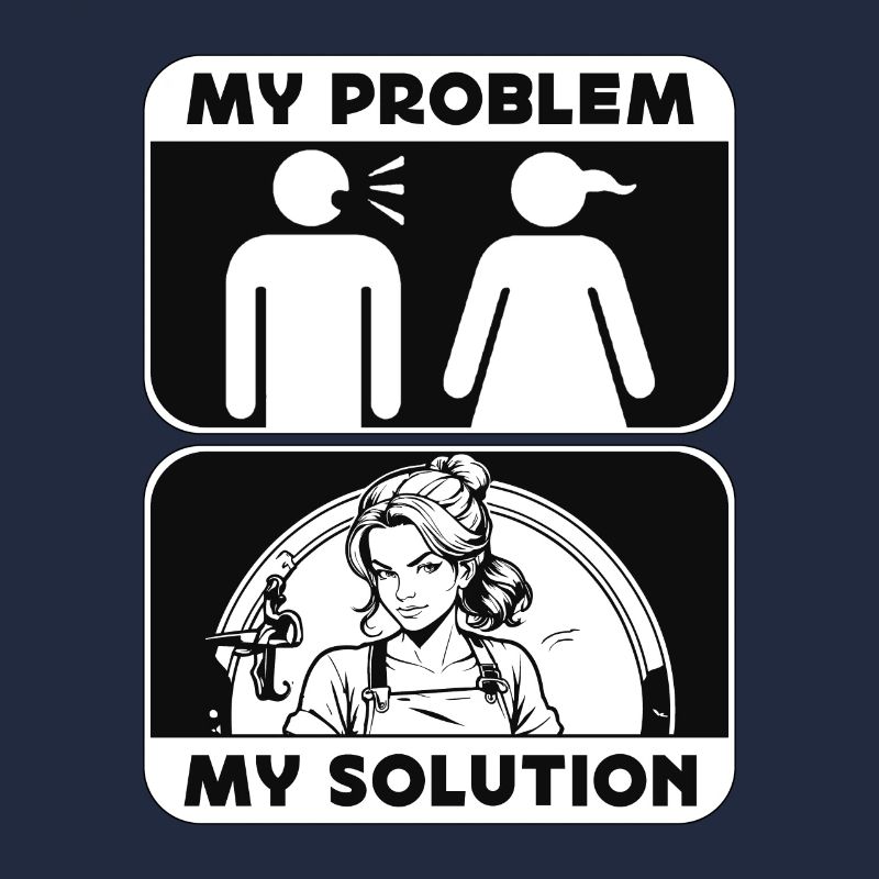 Bladesmith My Problem My Solution Pictogram Mom