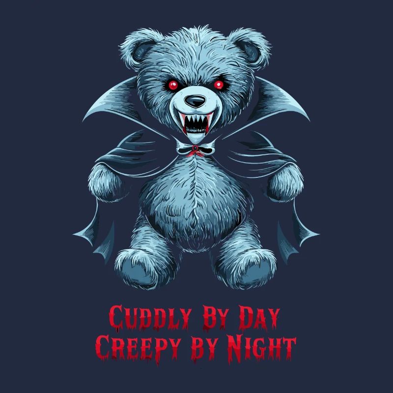 Horror Teddy Bear Clawing Through The Night Horror