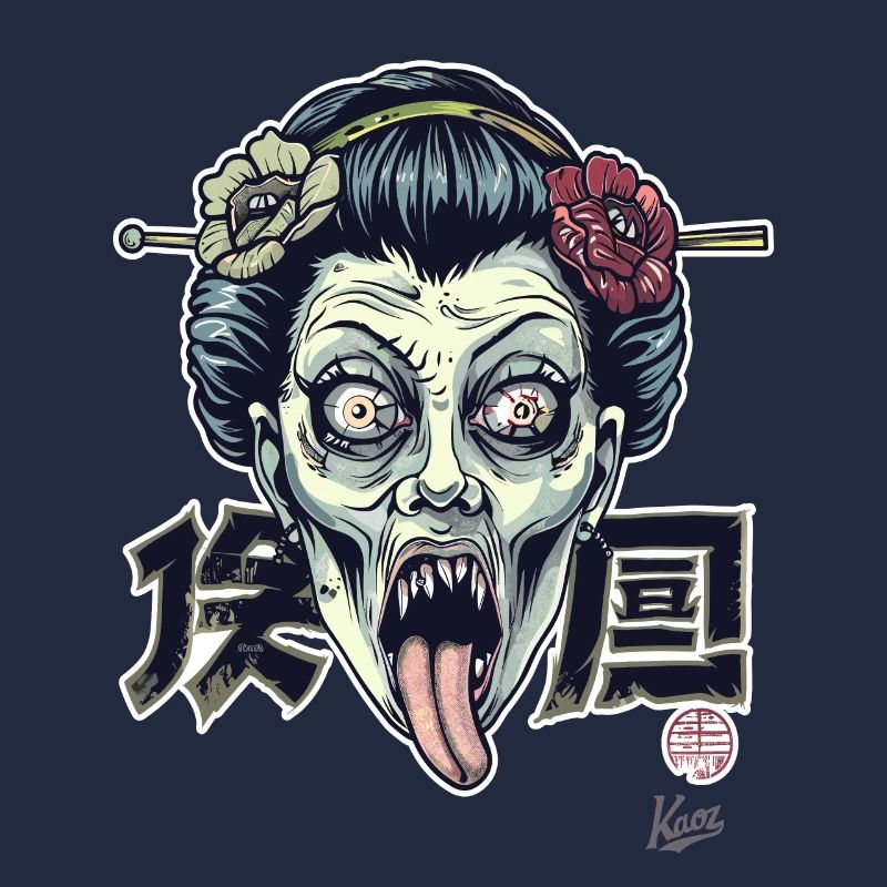 Horror Zombie Geisha