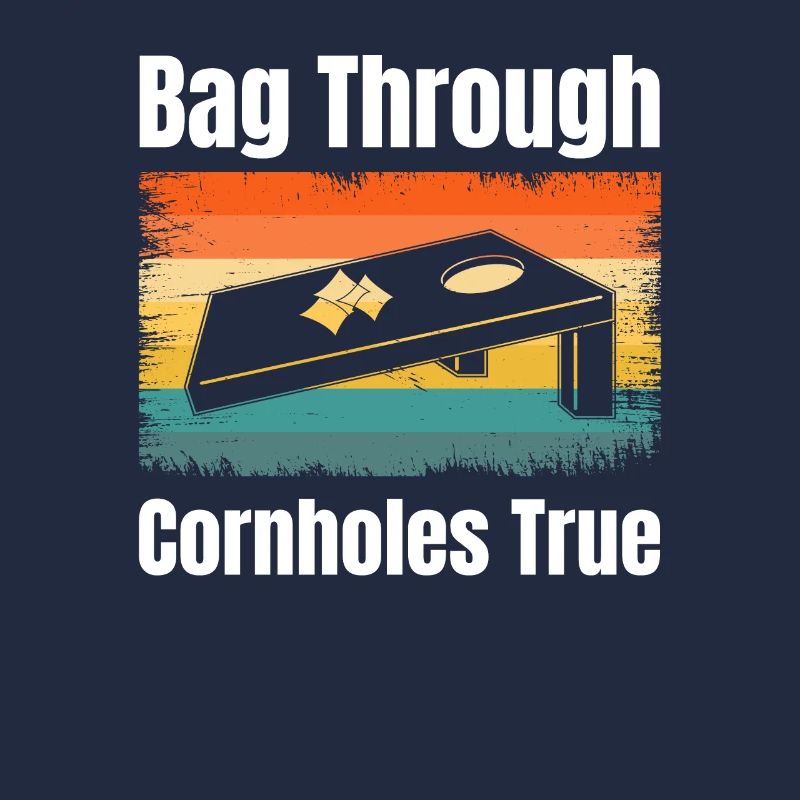 Bag Through Cornholes True Boardgame Tailgating