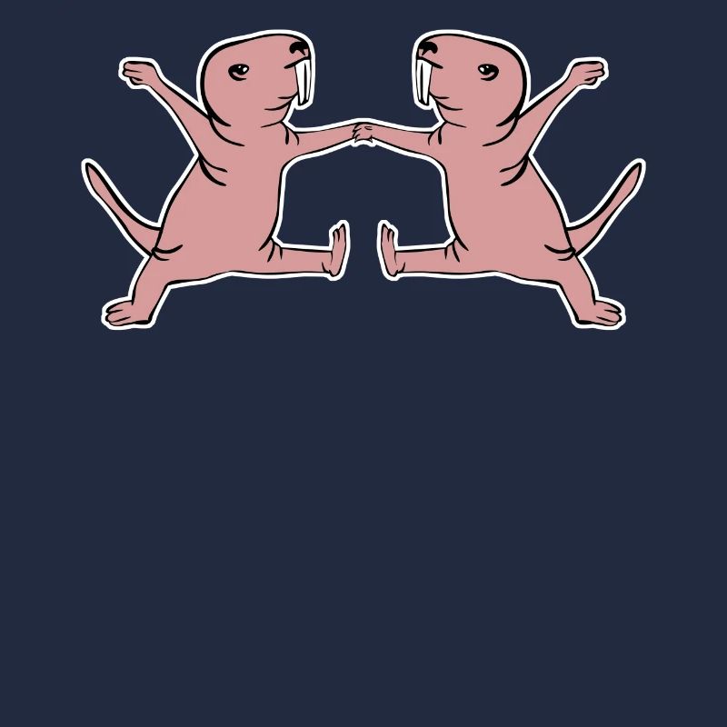 Rats taupes nus dansant Boogie Woogie