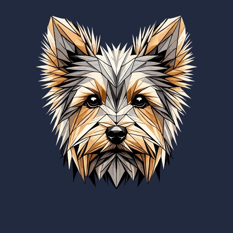 Art géométrique Australian Silky Terrier Sydney