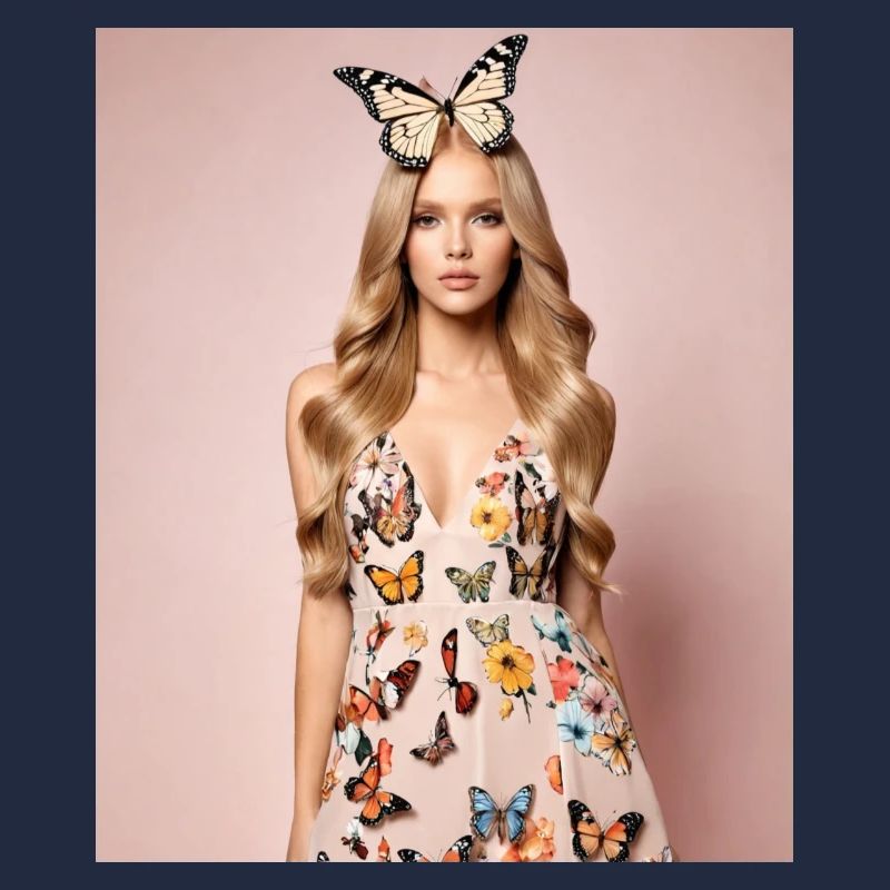 Robe papillon.