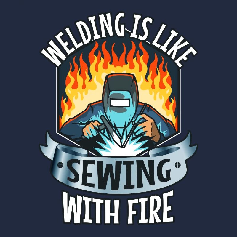 Welding is like sewing with fire