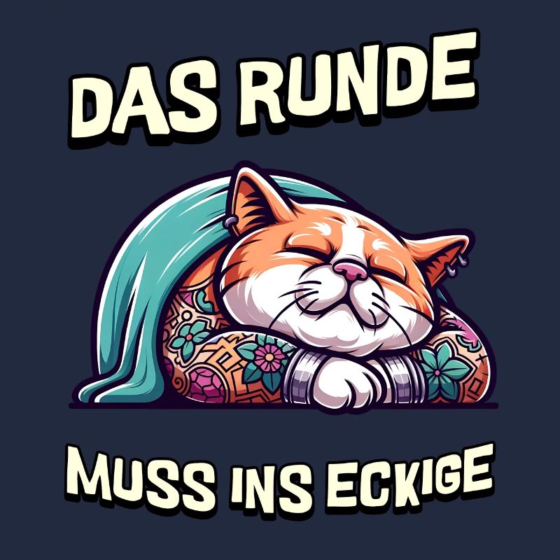 Bin Müde somit muss das runde ins Eckige Schlafen