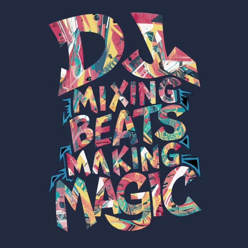 DJ Mixing Beats Making Magic