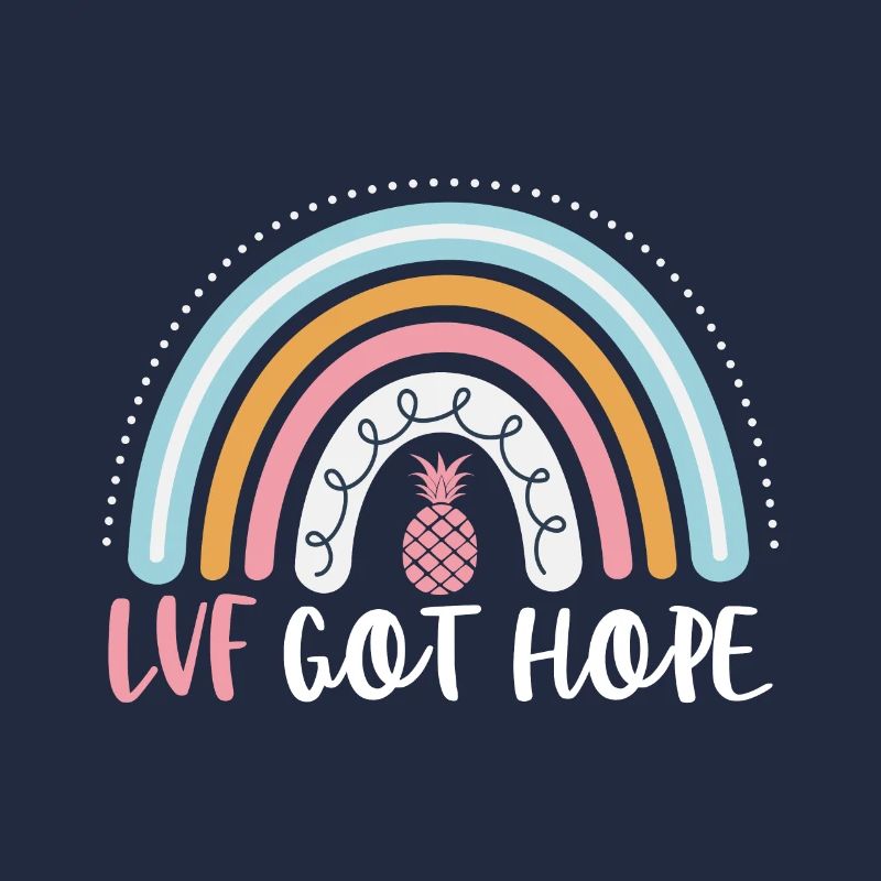 IVF Got Hope Funny IVF Boho Rainbow Infertility