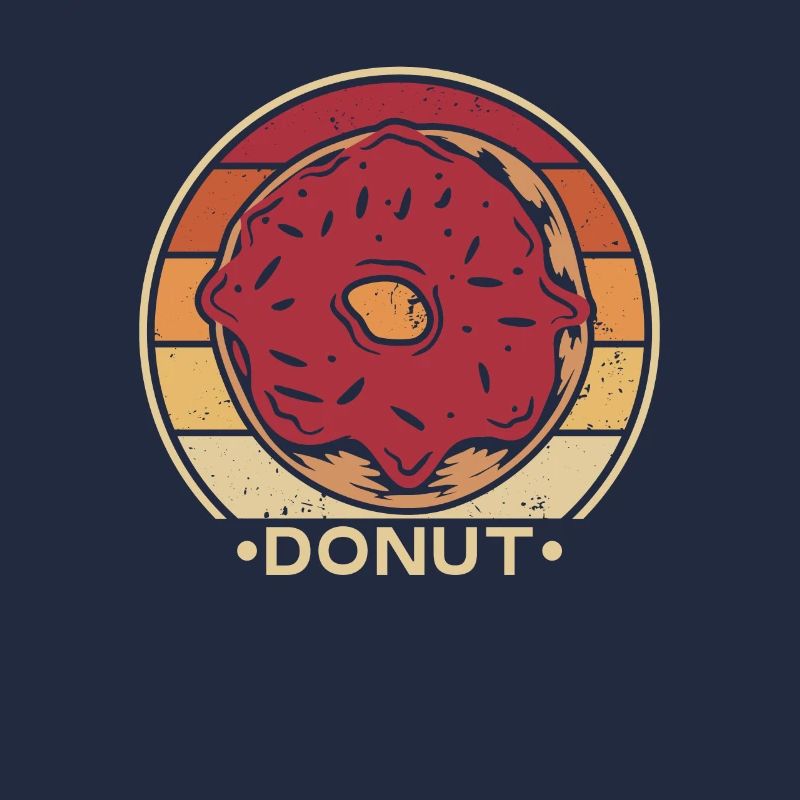 Retro Doughnut Glazed Maker Lover Donut