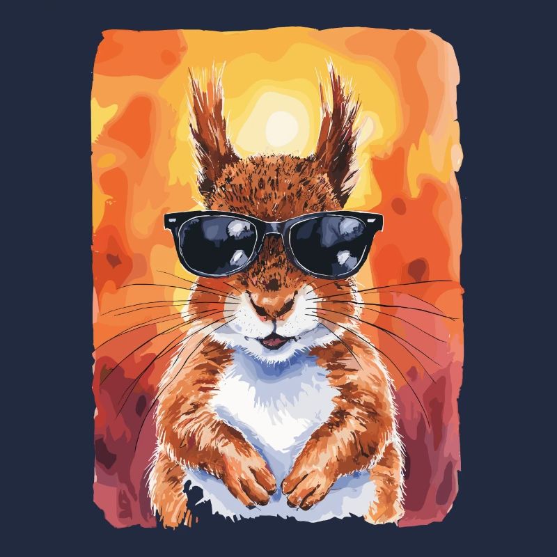 Cooles Eichhörnchen Mit Sonnenbrille