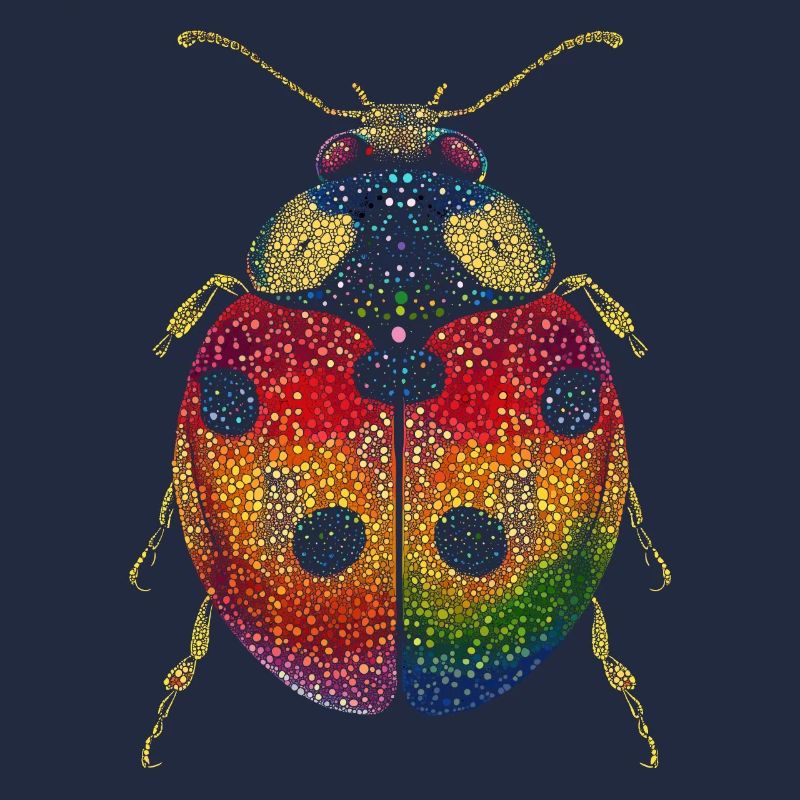 Ladybug Ladybug Insects Colorful Cute Ladybugs
