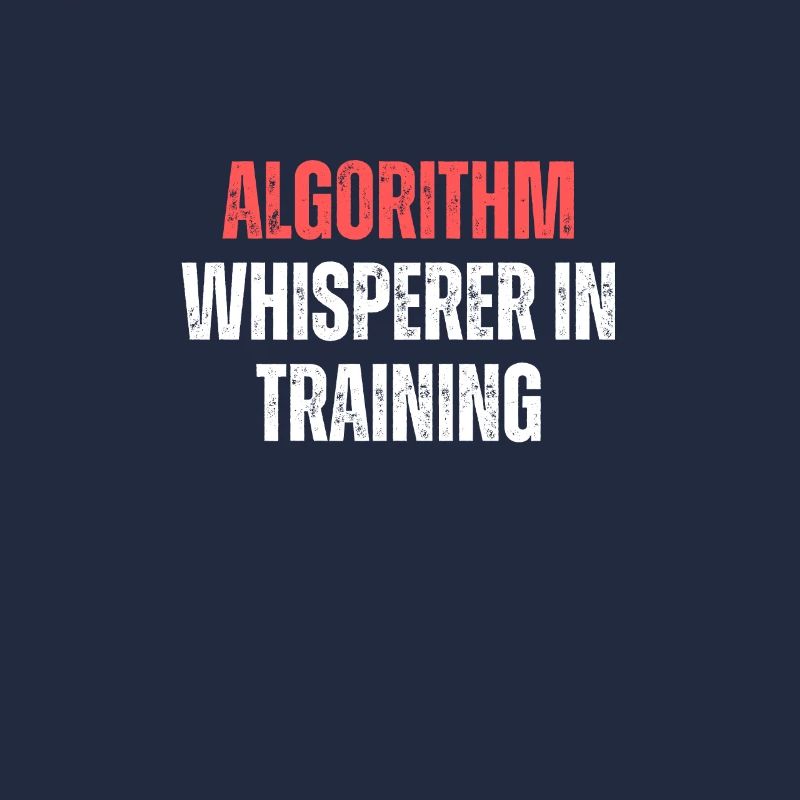 Chuchoteur d’algorithme en formation Drôle de technologie de codage