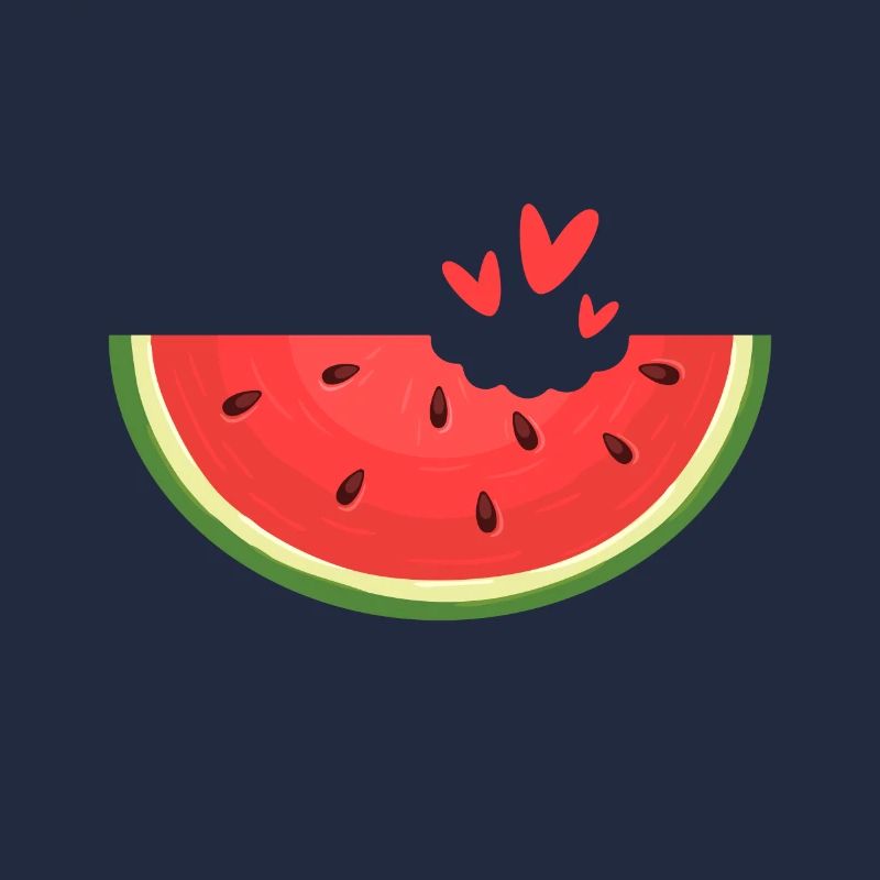Melon pastèque Fruit d’été Cadeau végétalien
