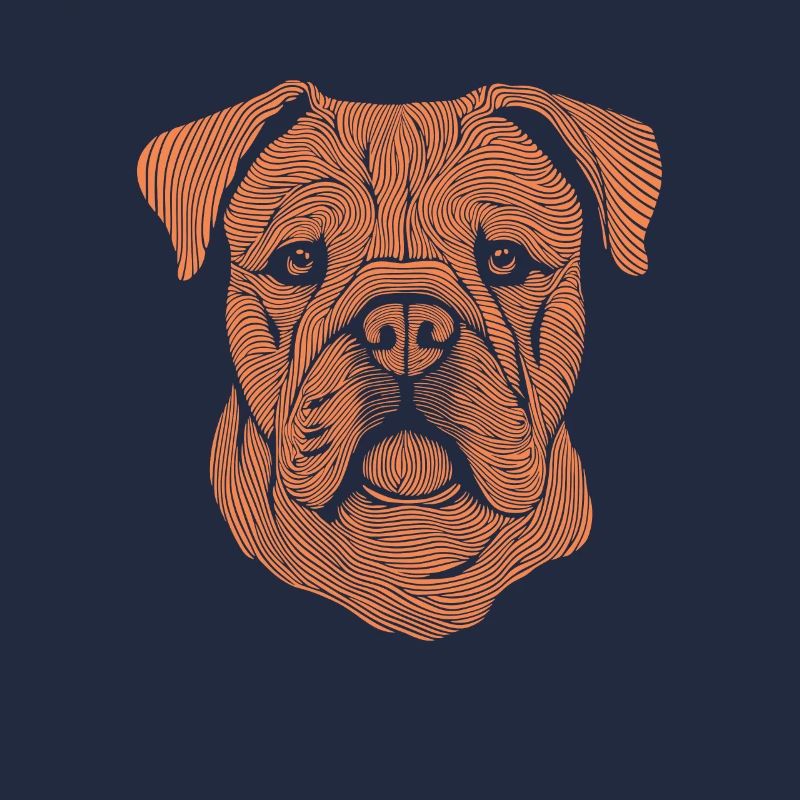 Empreinte digitale bouledogue