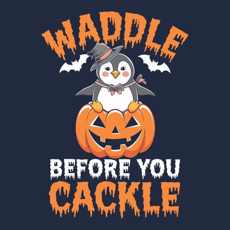 Dandinez-vous avant de caqueter Pingouin Halloween