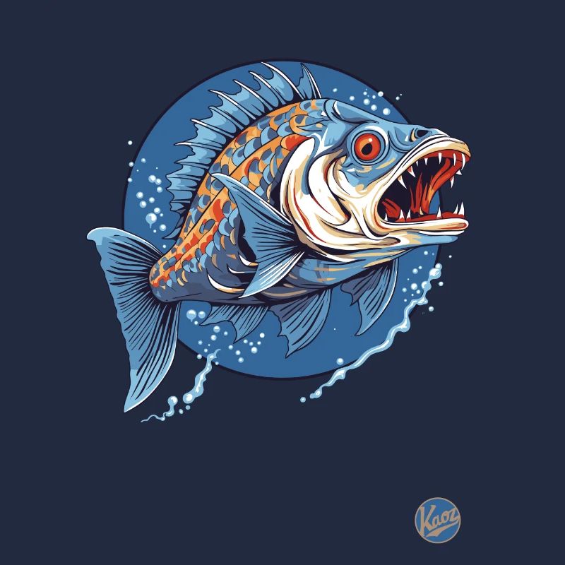 Le poisson monstre effrayant