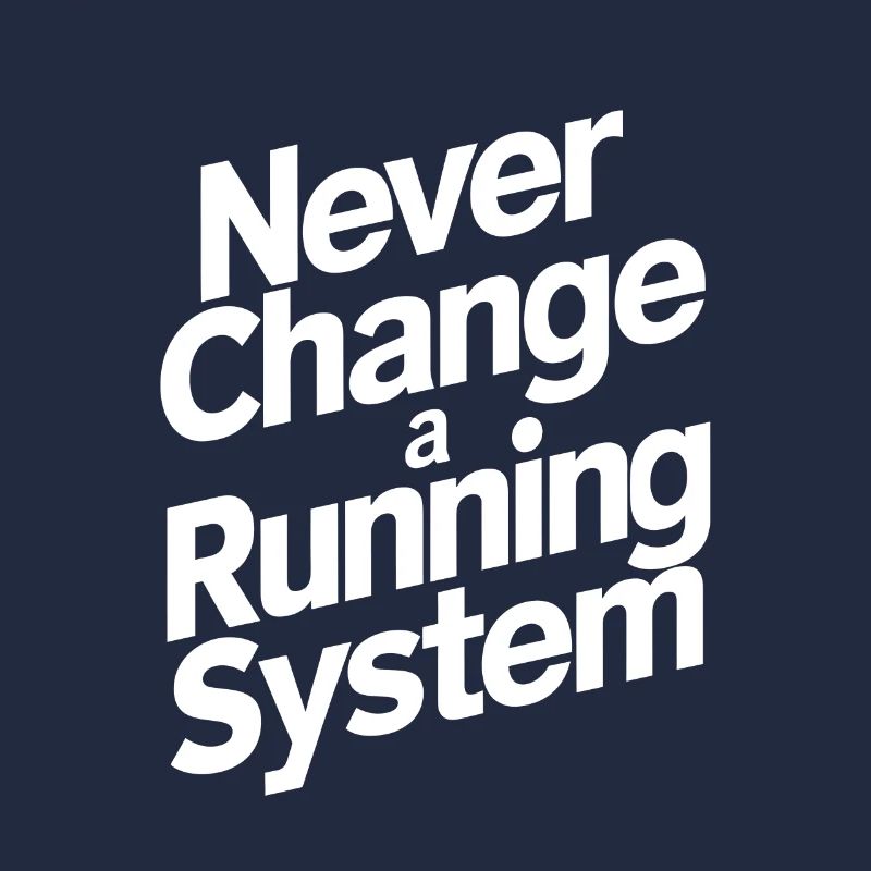 Wechseln Sie niemals ein laufendes System