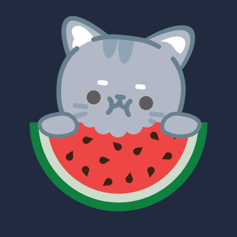 Melon pastèque Fruit d’été Cadeau végétalien