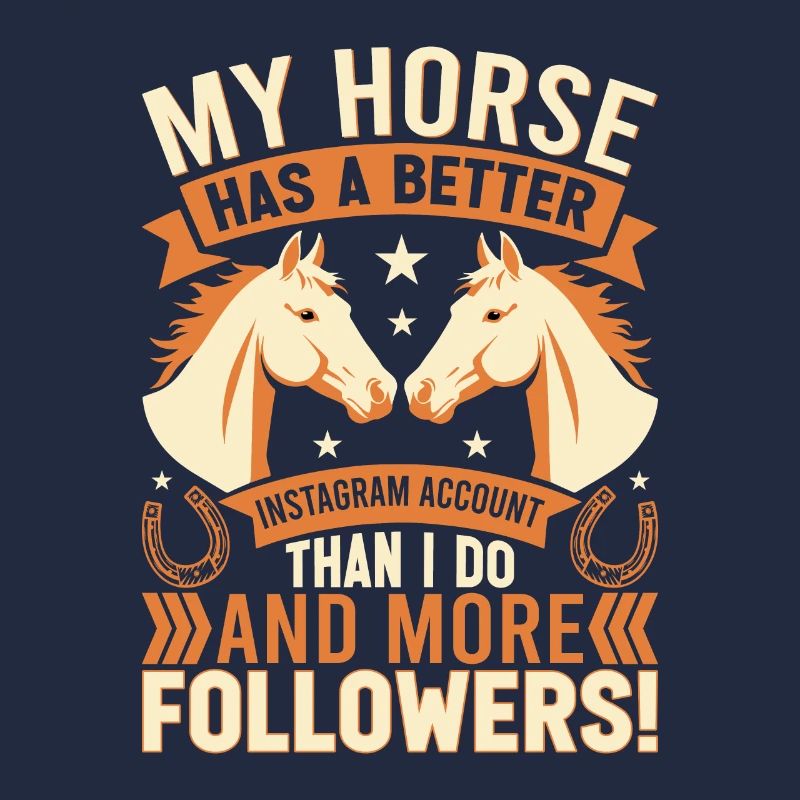 Mon cheval a un meilleur compte Instagram que moi
