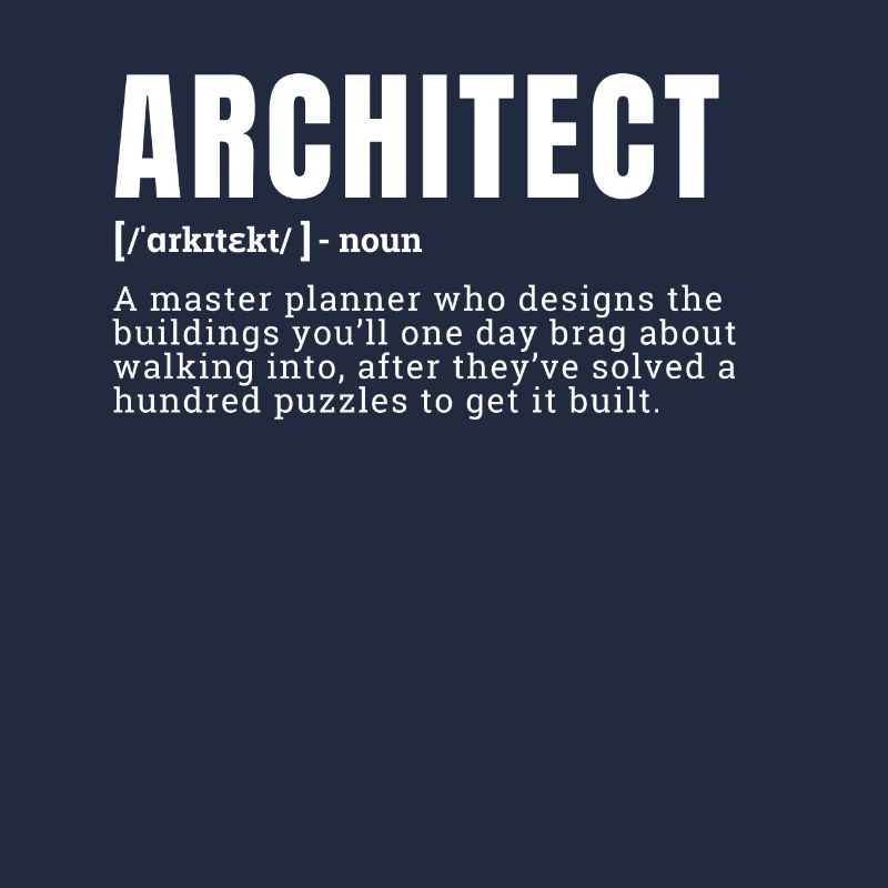Funny Architect Definition Occupation