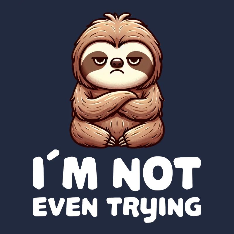 Je n’essaie même pas Funny Sloth