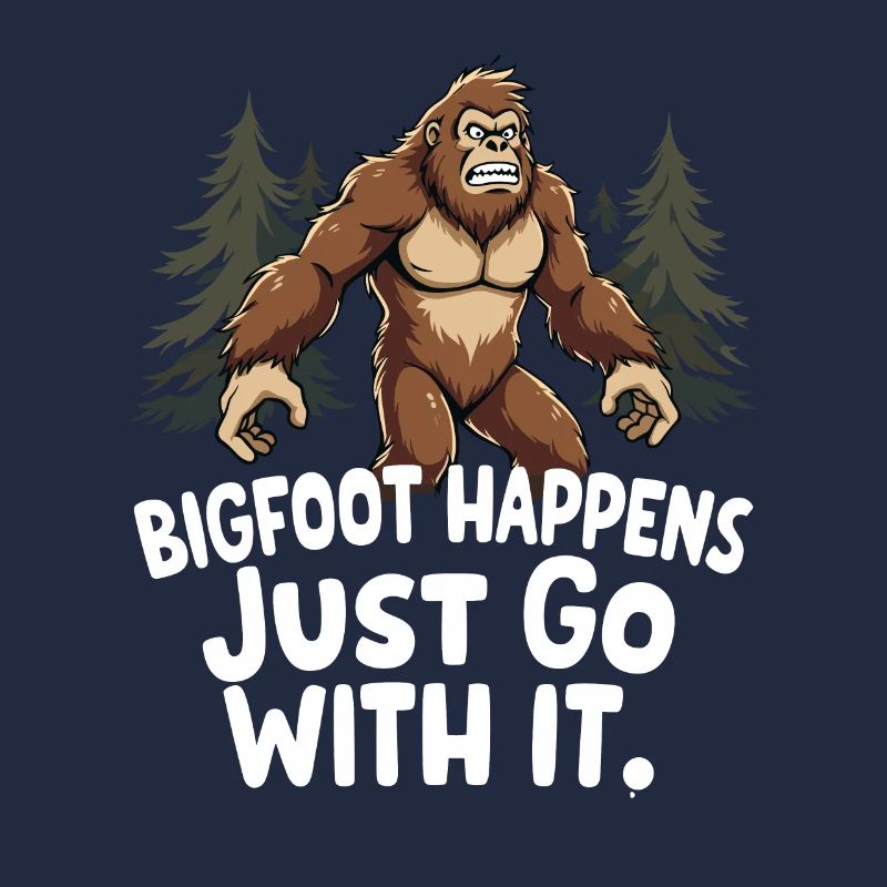 Bigfoot Believer Sasquatch Cryptid Forest Creature