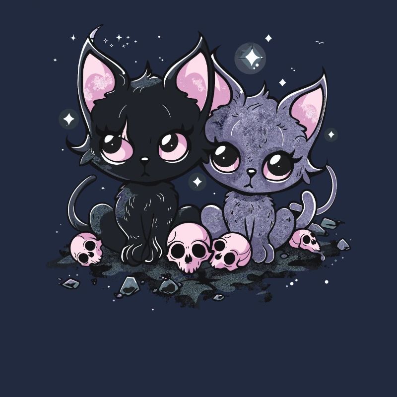 Kawaii Cat Pastel Goth Devilish