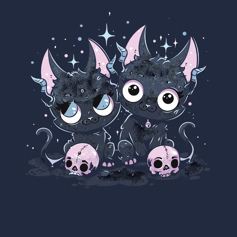 Kawaii Cat Pastel Goth Devilish