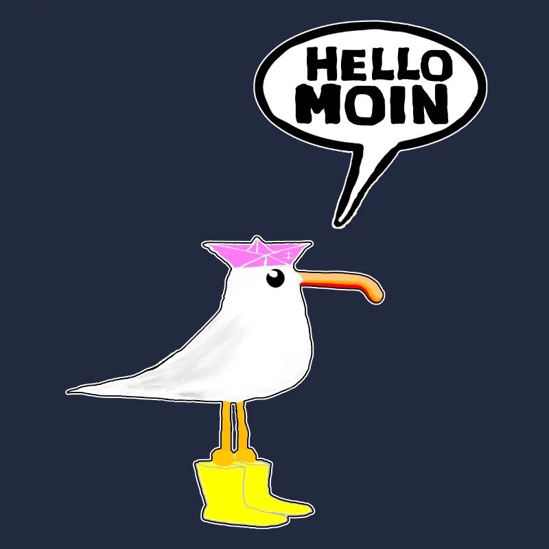 Hello Seagull Bottes en caoutchouc Bottes Hello Moin