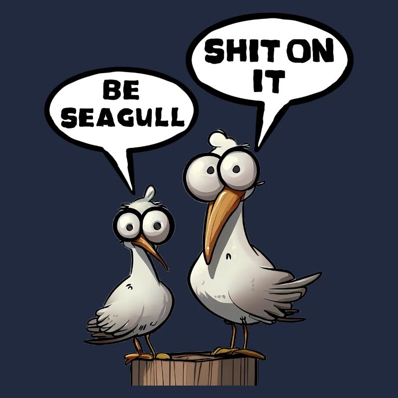 The Bäädden Seagulls - Be Seagull Shit on it Gift