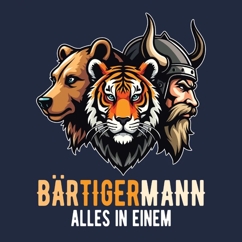 Bärtigermann Bär Tiger Mann Wikinger