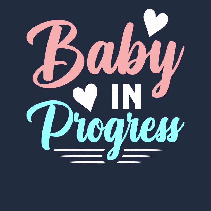 Baby In Progress Schwanger Werdende Mutter