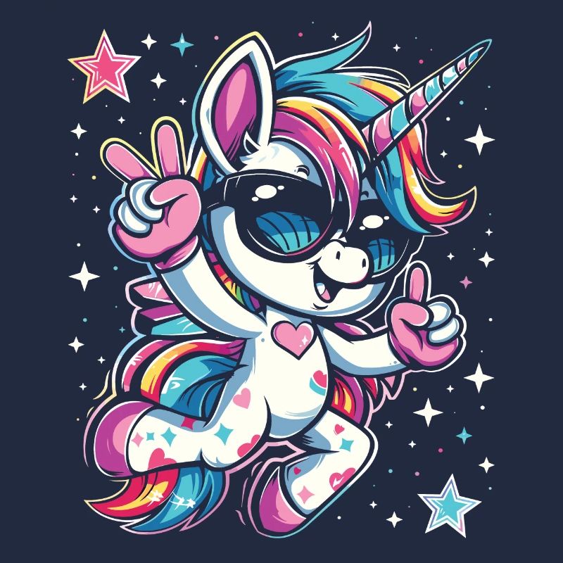 Süßes Einhorn, Bunte Einhörner