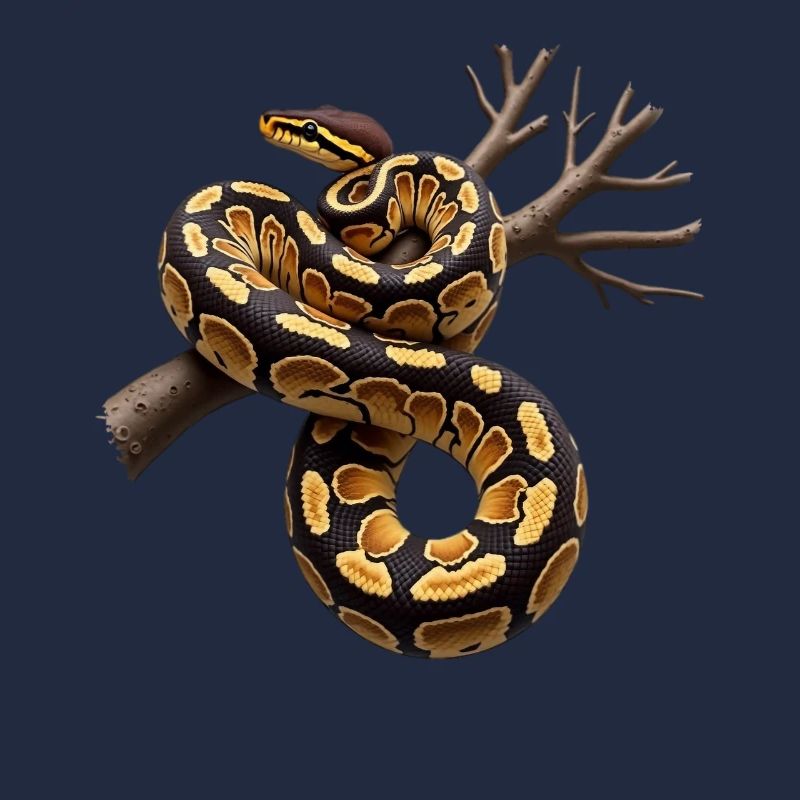Roi Python Serpents Amoureux Terrarium Python
