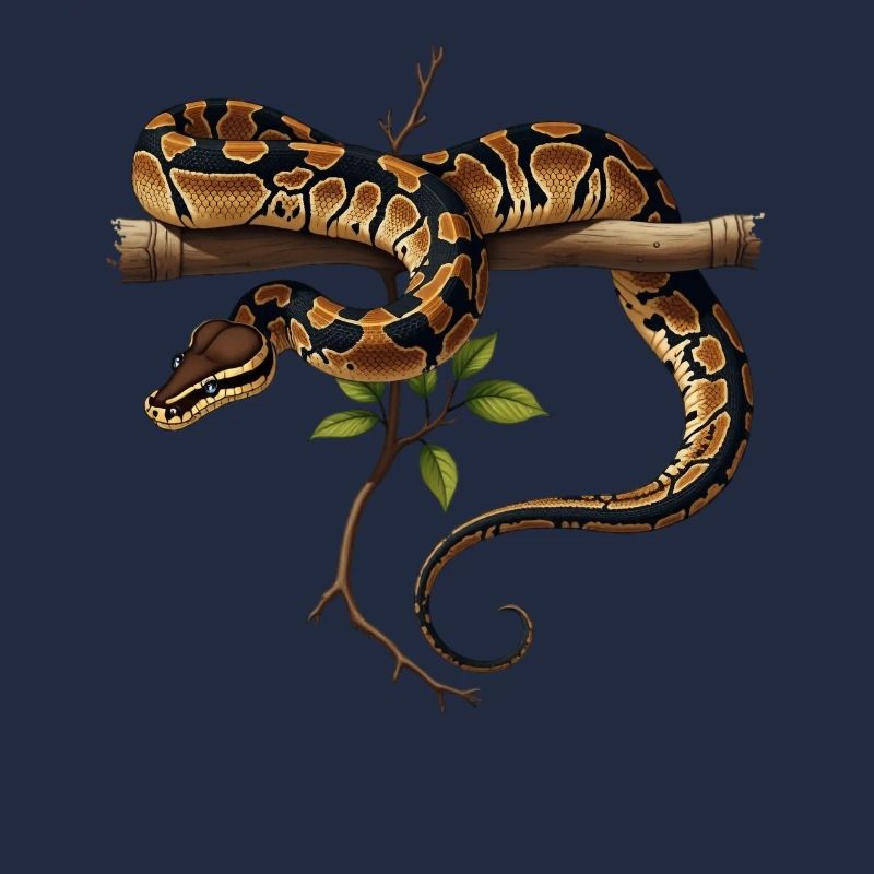Roi Python Serpents Amoureux Terrarium Python