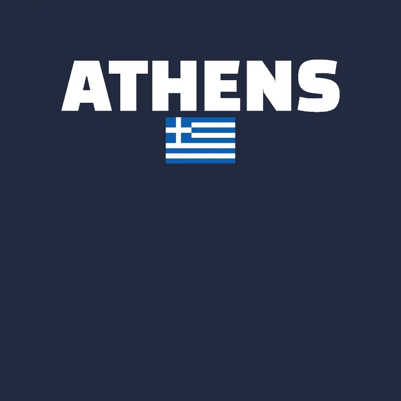 Athènes Grèce Drapeau grec Grec