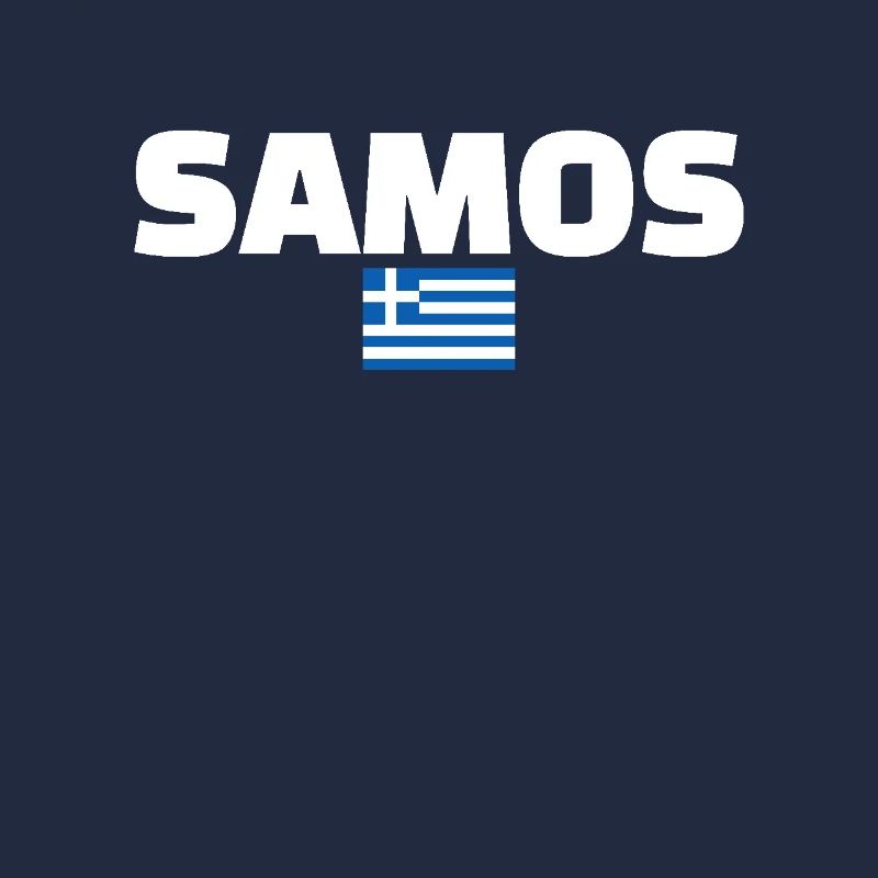 Samos Grèce Drapeau grec Grec