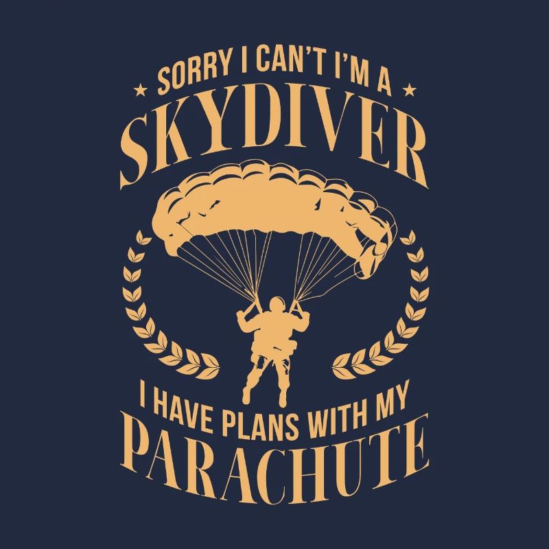Skydive Skydiver Skydiving Fallschirm Geschenk