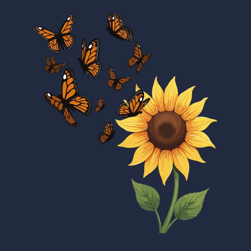 Papillon monarque Illustration graphique