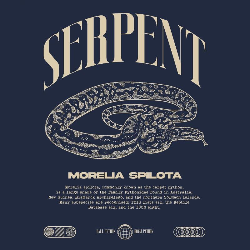 Teppich Python Moderne Reptile Keeper Streetwear